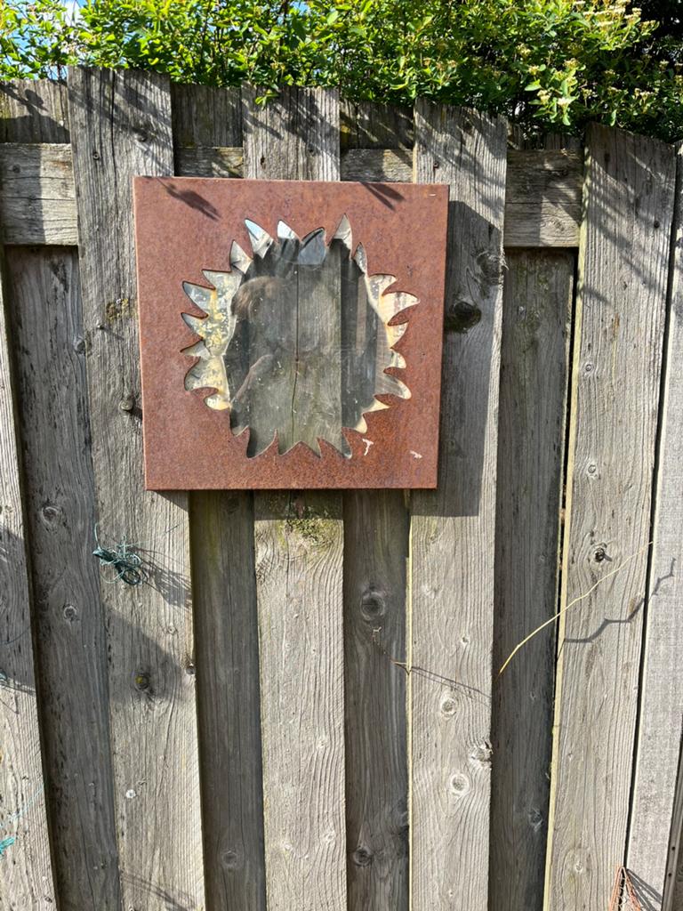 Tuin wand decoratie, Ophalen of Verzenden, Gebruikt