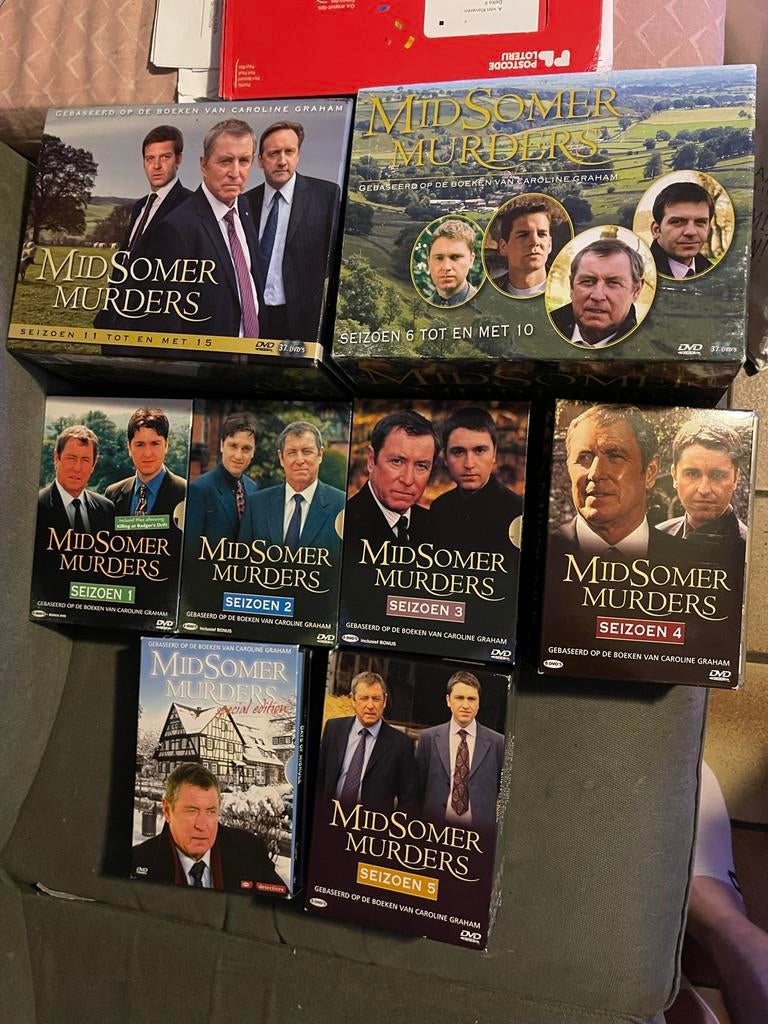 Midsomer Murders DVD Boxsets Seizoen 1 t/m 15, Cd's en Dvd's, Boxset, Ophalen of Verzenden, Zo goed als nieuw, Vanaf 12 jaar