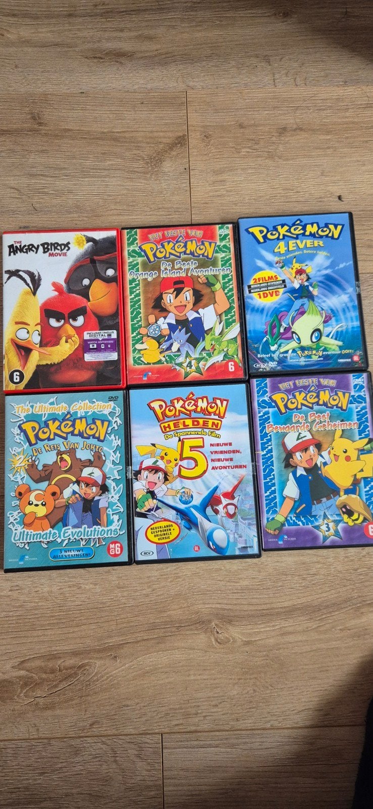 Pokémon en Angry Birds DVD collectie, Cd's en Dvd's, Ophalen of Verzenden