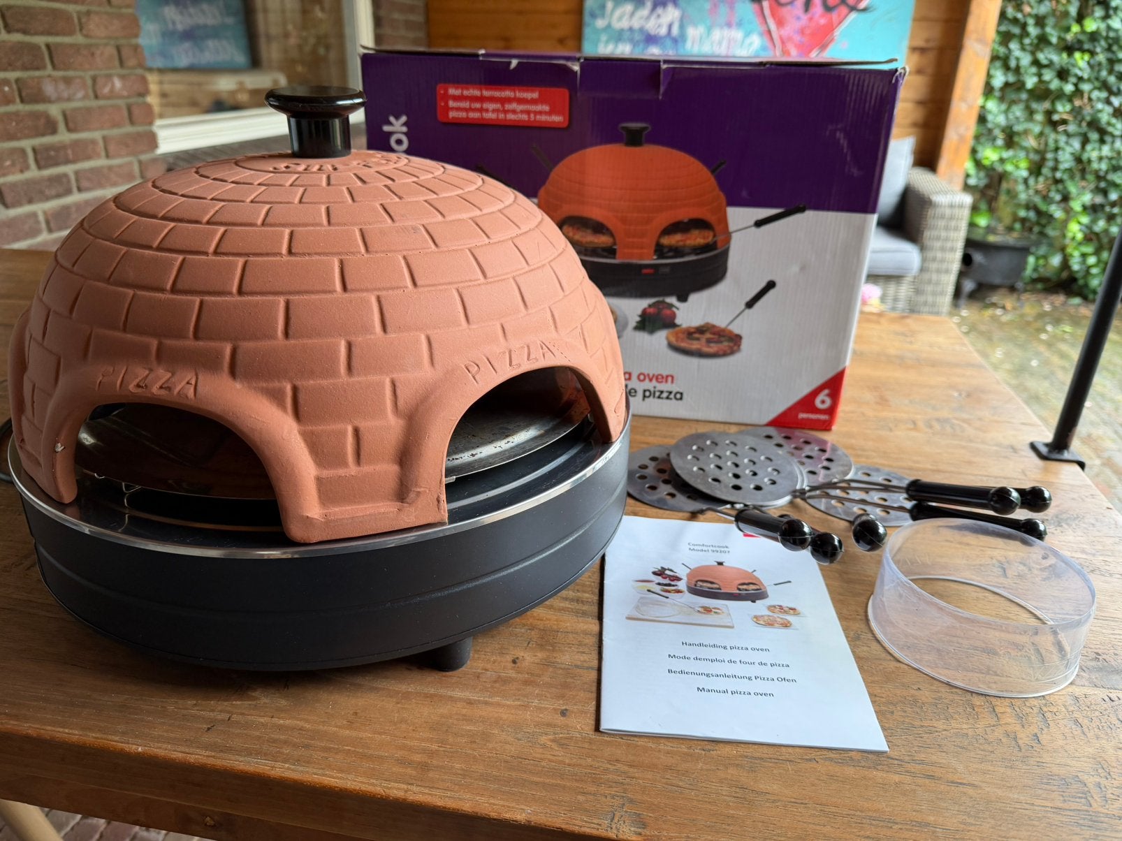 Trebs pizza oven 6-persoons, Ophalen, Gebruikt
