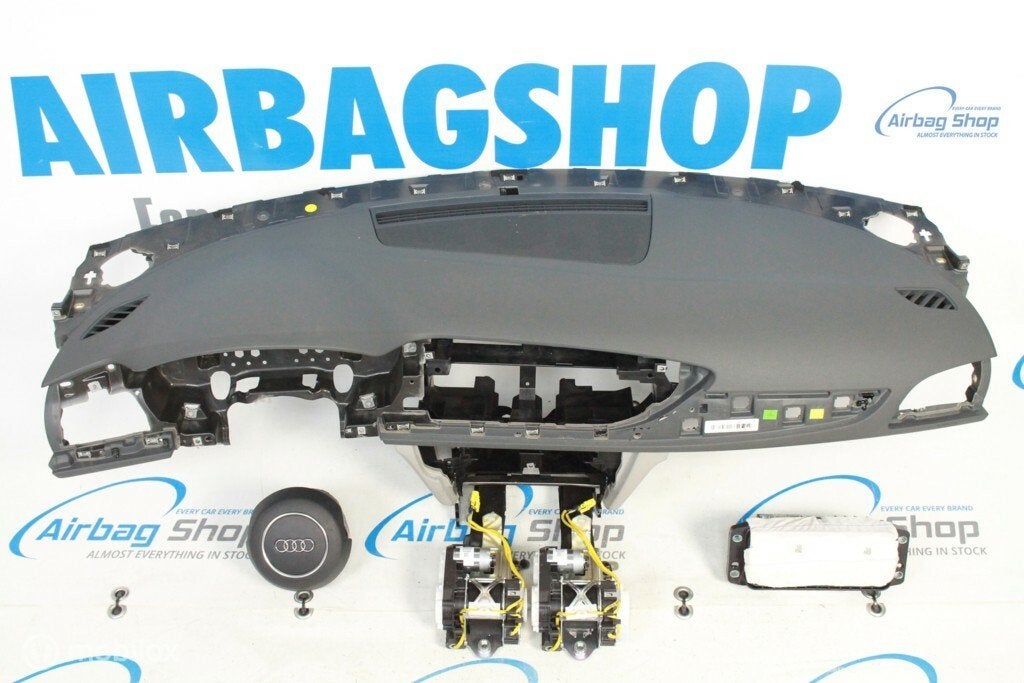 Airbag set - Dashboard grijs wit Audi A6 C7 (2011-2018), Gebruikt, Ophalen of Verzenden