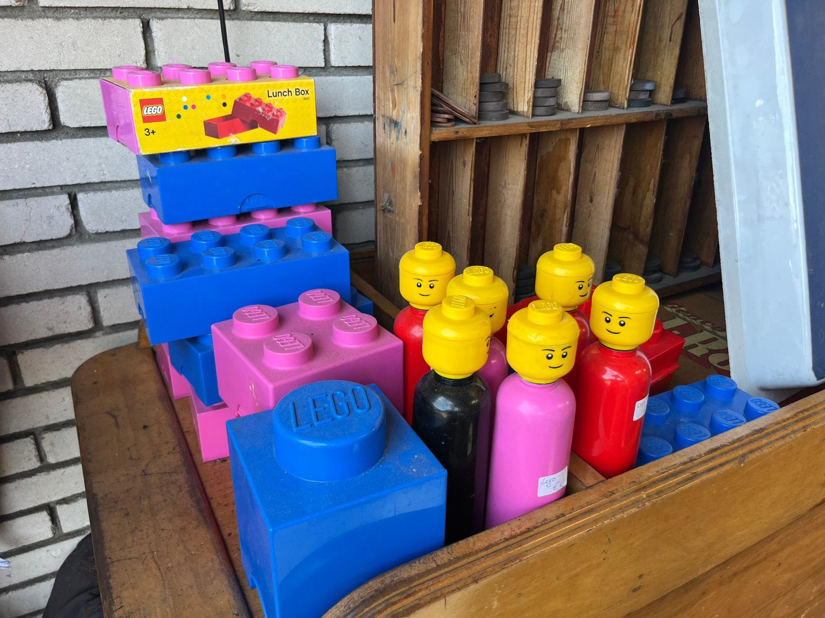 13 lunchboxes en 6 bidons, Gebruikt, Lego, Overige typen, Ophalen of Verzenden