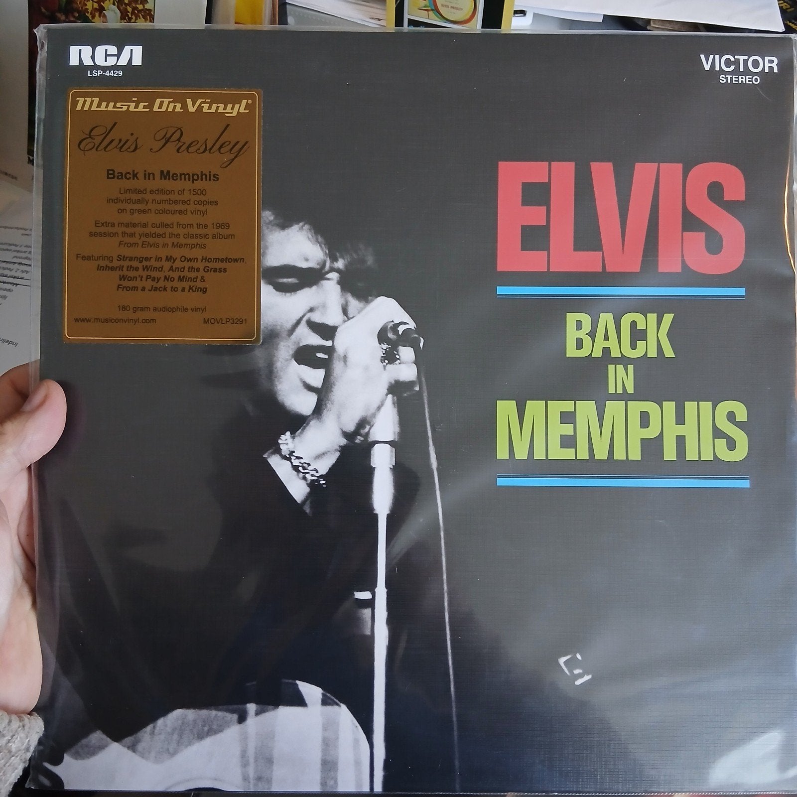 Elvis Presley - Back in Memphis (Limited Green Vinyl), LP, Colored vinyl, Ophalen of Verzenden, 12 inch