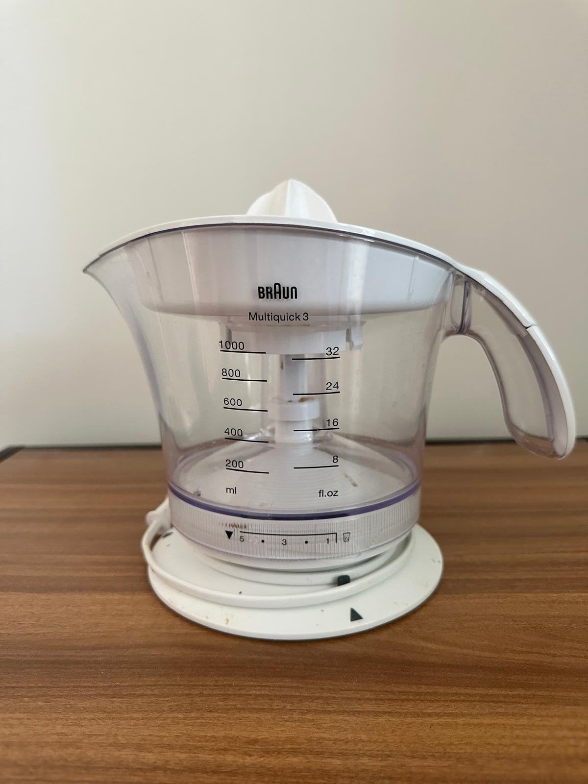Citruspers Braun, Witgoed en Apparatuur, Minder dan 1 liter, Ophalen, 1 snelheid