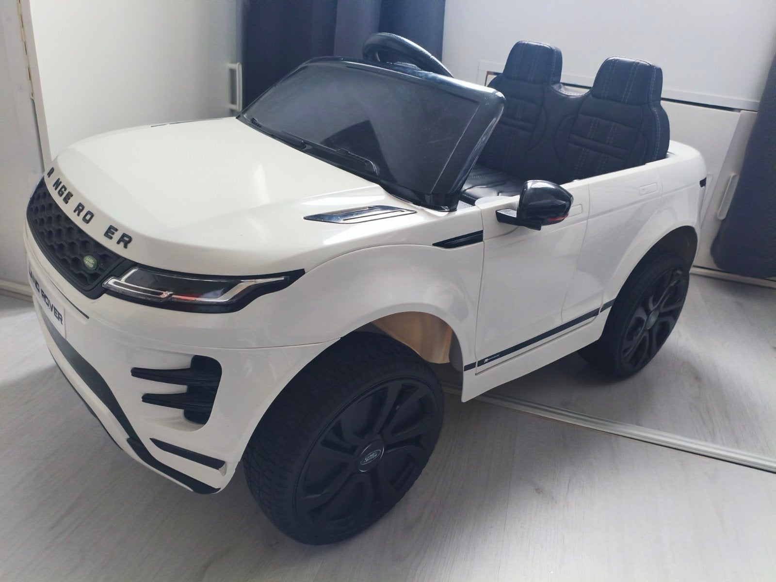 Elektrische kinderauto Range Rover Evoque wit, Ophalen, Gebruikt, Overige typen