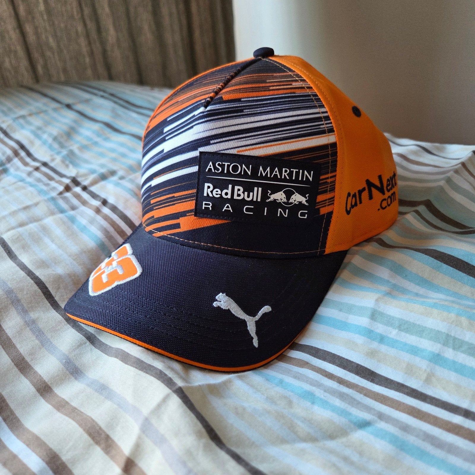 Max Verstappen Red Bull Racing Cap - Zo goed als nieuw, Puma, One size fits all, Ophalen of Verzenden, Pet