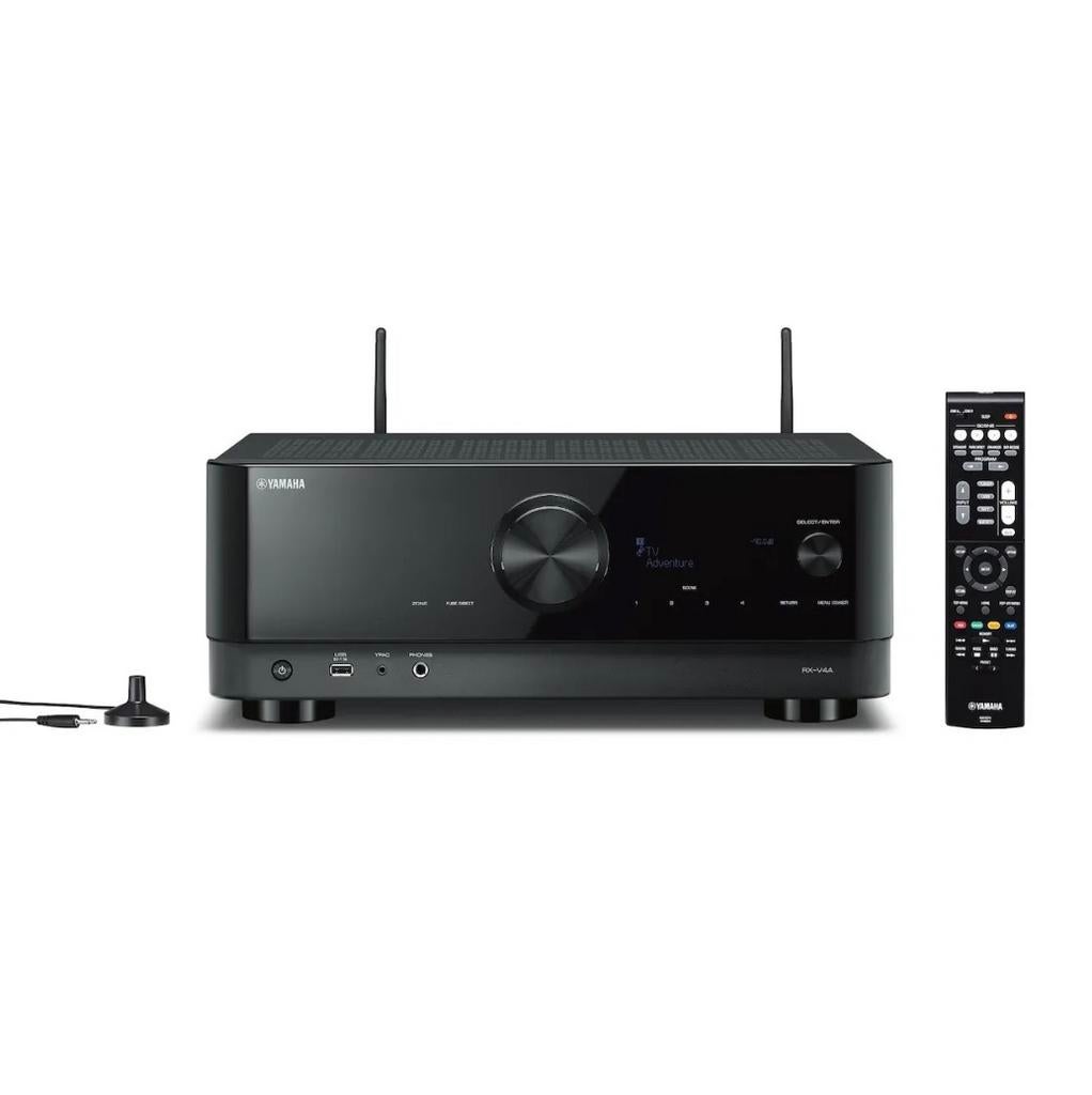 Yamaha RX-V4A AV Zwart, Audio, Tv en Foto, Versterkers en Receivers, Yamaha, 120 watt of meer, Yamaha, Nieuw