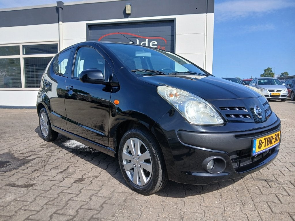 Nissan Pixo 1.0 Koude Airco/Apk 02-'27/Zwart metallic, Auto's, Euro 5, Stof, Gebruikt, 4 stoelen