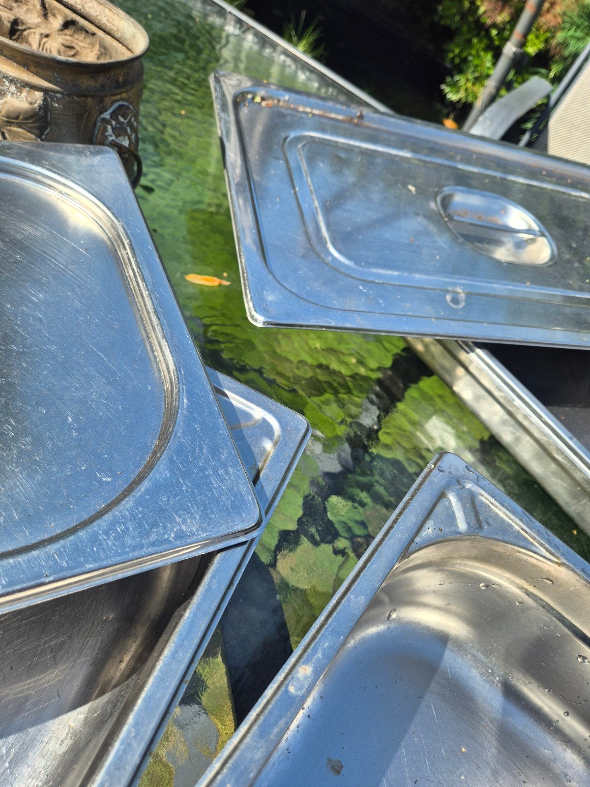 bain marie buffet warmhoud bakken, Huis en Inrichting, Overige typen, Zilver, Ophalen of Verzenden, Zo goed als nieuw