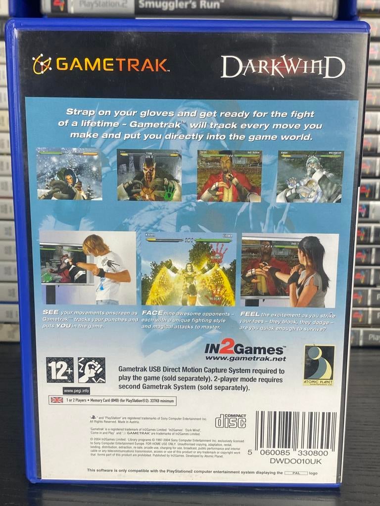 Gametrak Dark Wind - PS2 PlayStation 2 Game - Compleet, Gametrak, Vechten, Gekoppelde computers, 2 spelers