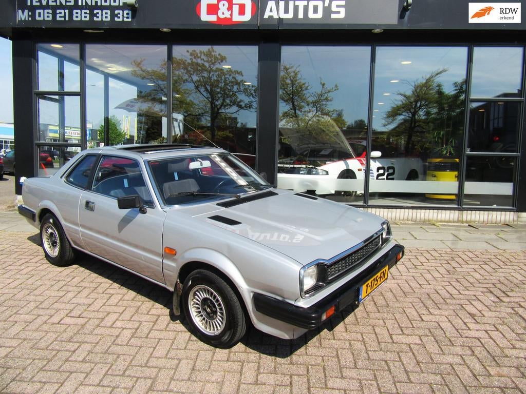 Honda Prelude 1.6 1981 AUT+STUURBEKR UNIEK 1e RETRO MOD, Auto's, Honda, Stof, Gebruikt, 1600 cc, Bedrijf