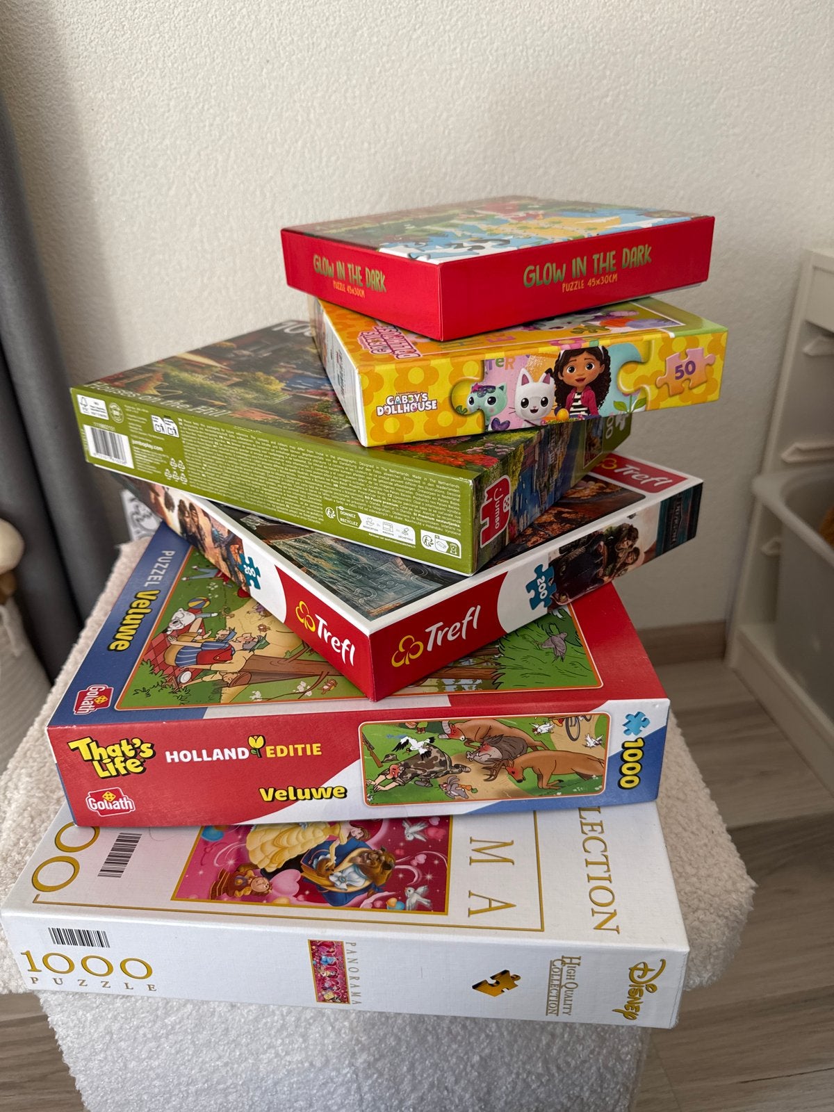 Diverse puzzels: 1000 stukjes en kinderpuzzels, deels nieuw, Ophalen of Verzenden, 500 t/m 1500 stukjes, Zo goed als nieuw, Legpuzzel