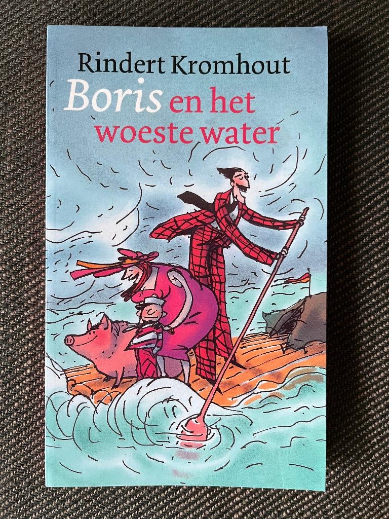 Rindert Kromhout - BORIS en het woeste water., Boeken, Ophalen of Verzenden, Zo goed als nieuw, Rindert Kromhout, Fictie algemeen