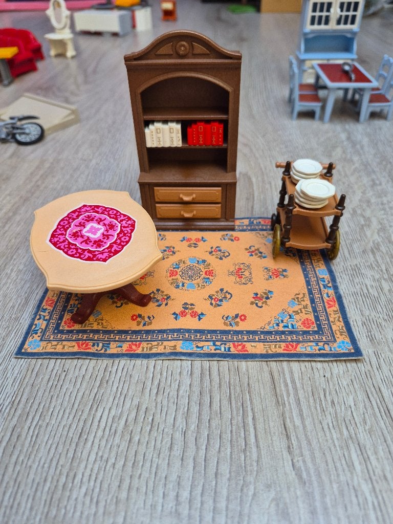 Playmobil Set: Vintage Poppenhuis Meubels & DuoPack Prinses, Gebruikt, Complete set, Ophalen of Verzenden, Figuren