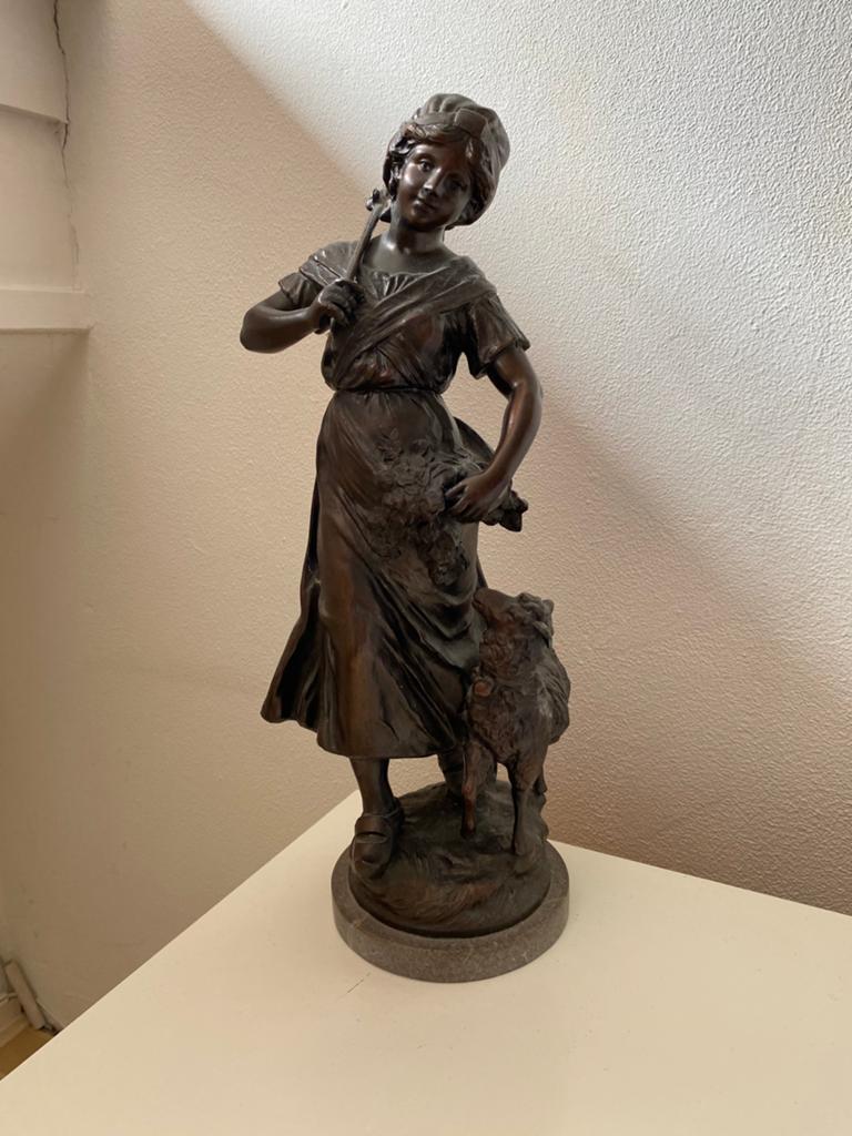 Bronzen beeld, Ophalen, Zo goed als nieuw, Mens