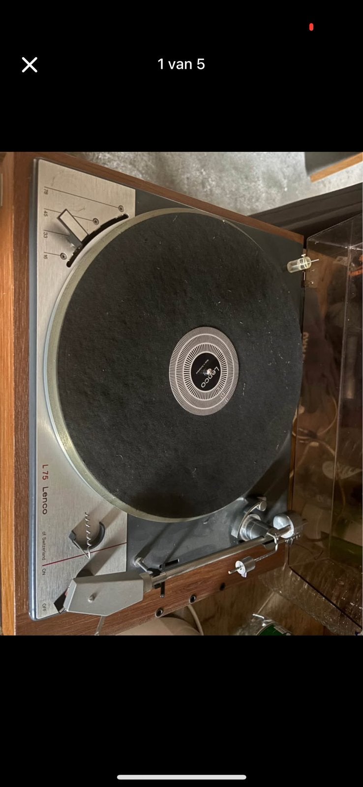 Platenspeler Lenco L75, Ophalen, Gebruikt, Overige merken