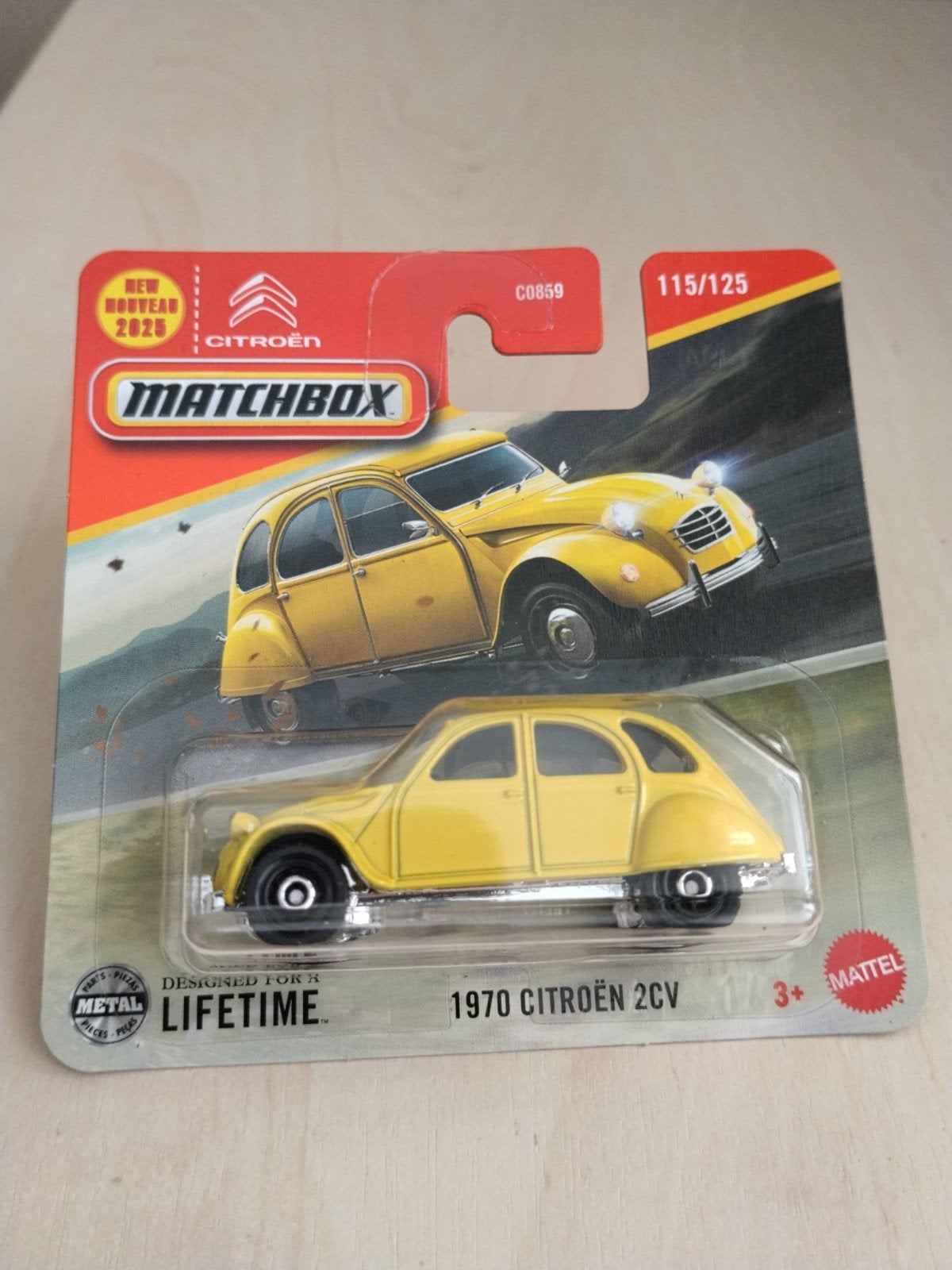 Matchbox 1970 citroen 2CV, Ophalen of Verzenden, Nieuw, Auto