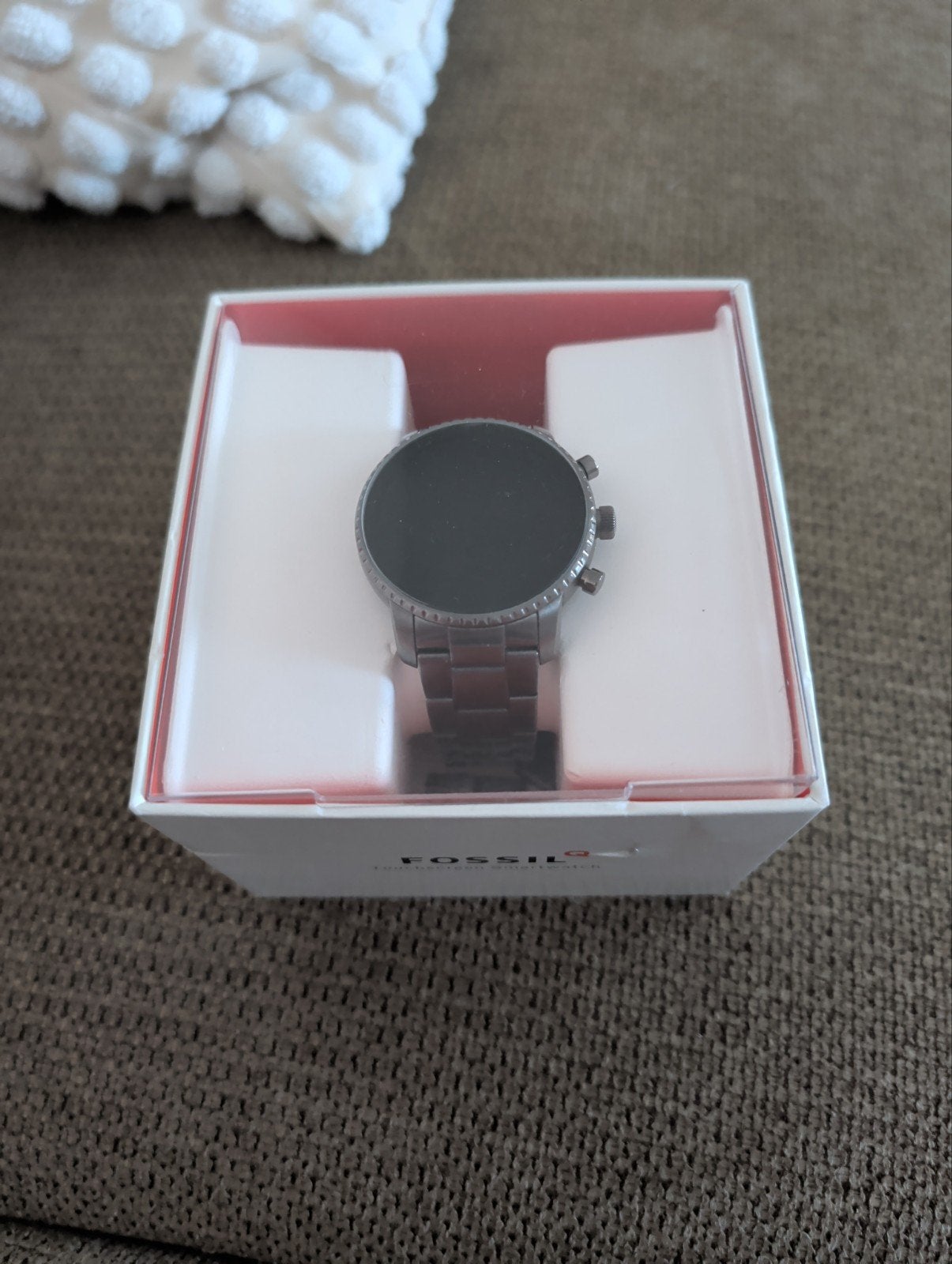 Fossil Q Explorist Gen 4 FTW4012 Smartwatch, Fossil, Ophalen of Verzenden, Zo goed als nieuw, Waterdicht