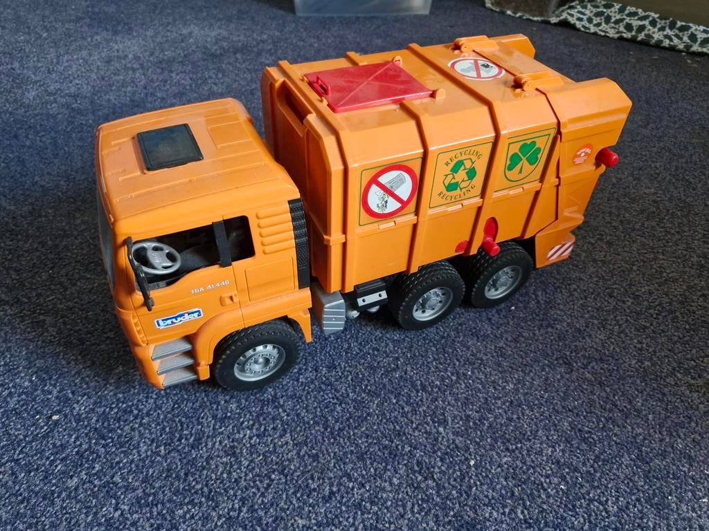 Bruder MAN TGA Vuilniswagen - Speelgoed, Ophalen of Verzenden, Gebruikt
