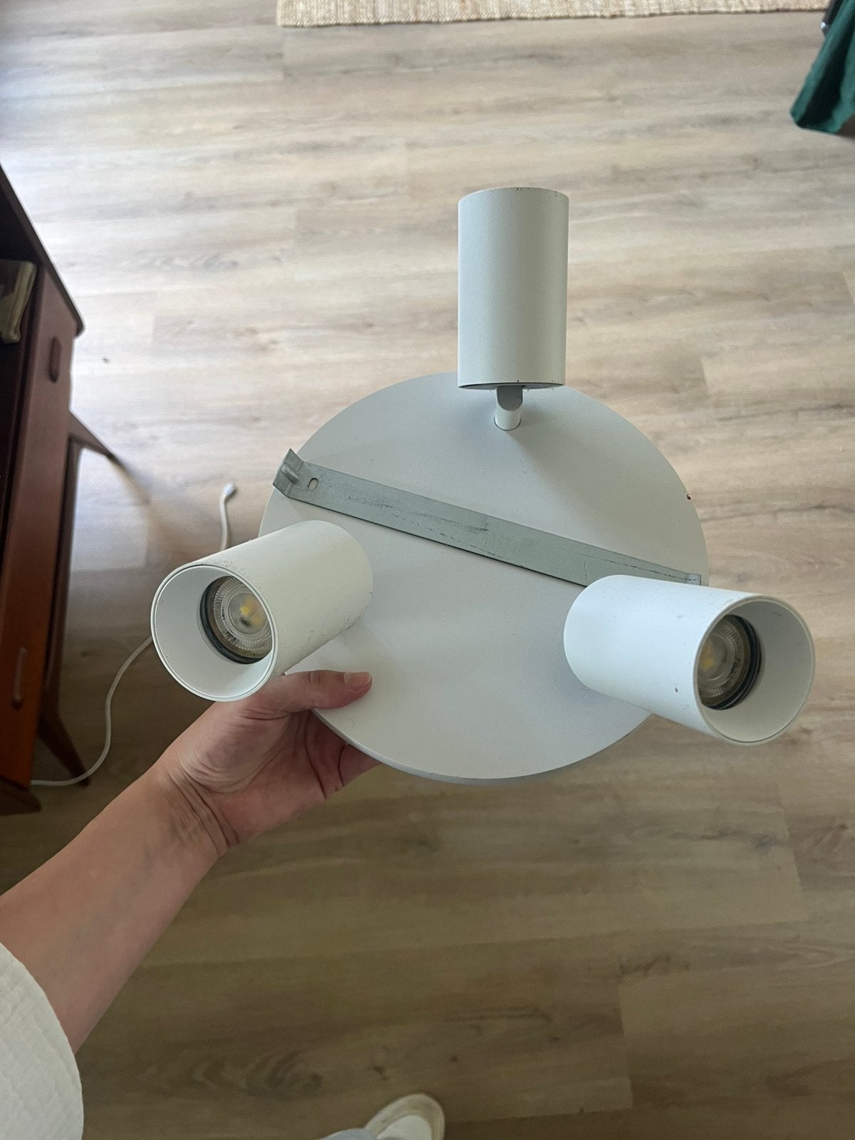 Plafond spots 3 lampen, Ophalen, Zo goed als nieuw