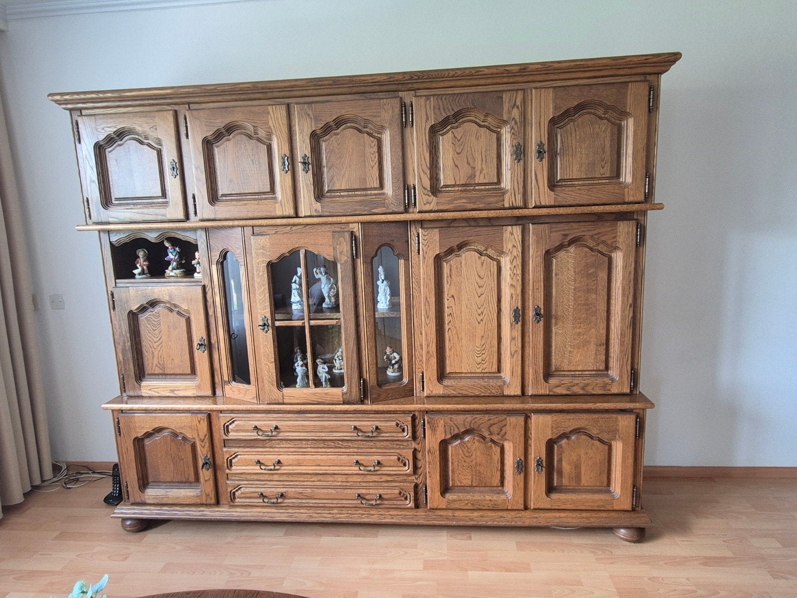 eiken kast, Ophalen, 200 cm of meer, Zo goed als nieuw, Minder dan 150 cm