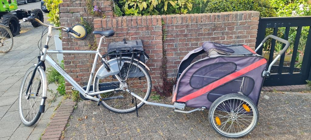 Honden fietskar Doggy DeLuxe, Ophalen, Gebruikt, Opvouwbaar, 60 tot 80 kg