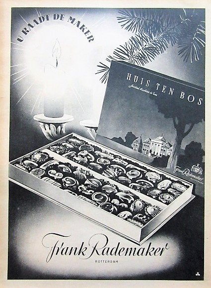 34 vintage advertenties Frank Rademaker Rotterdam 49-0 snoep, Ophalen of Verzenden, Zo goed als nieuw, Overige typen