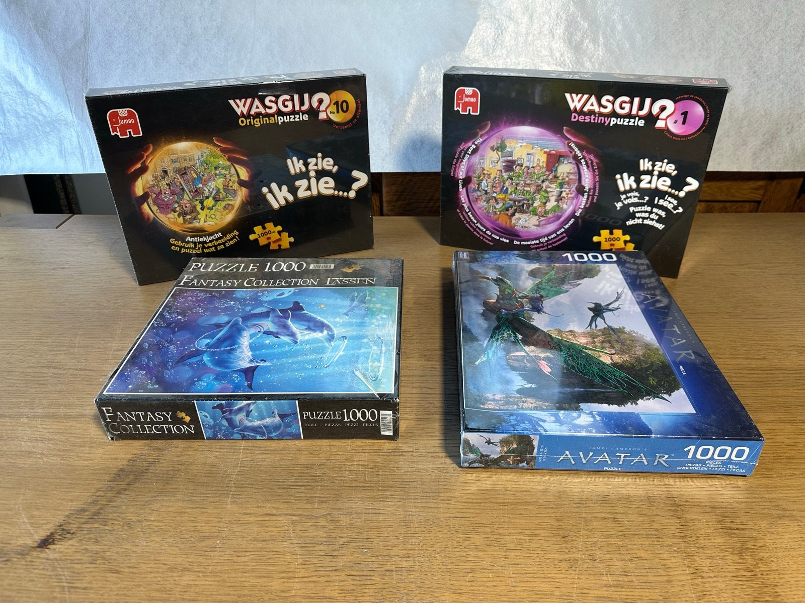 4 Nieuwe Puzzels: Wasgij (2x), Fantasy Collection, Avatar, Ophalen of Verzenden, 500 t/m 1500 stukjes, Nieuw, Legpuzzel