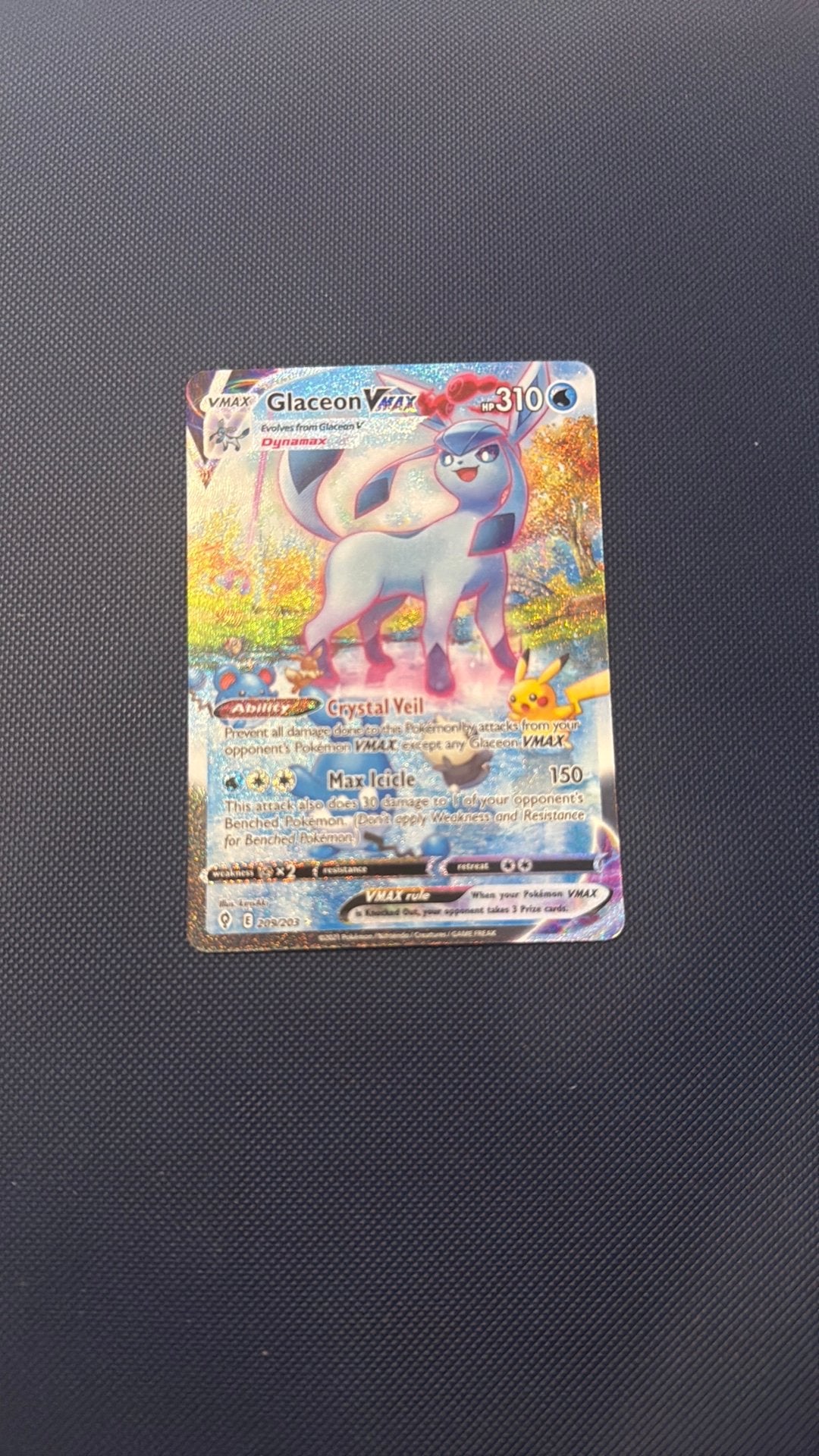 Glaceon vmax, Ophalen of Verzenden, Zo goed als nieuw