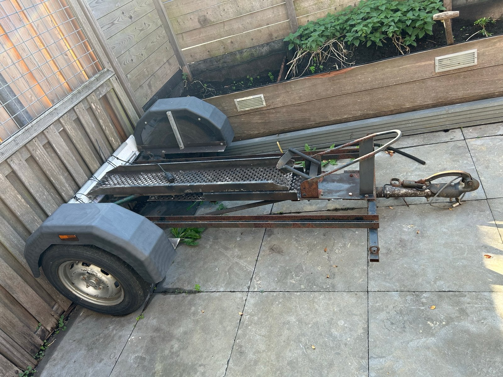 Motor aanhanger - Gebruikt, geen roestgaten !!, Motoren, Ophalen, Gebruikt