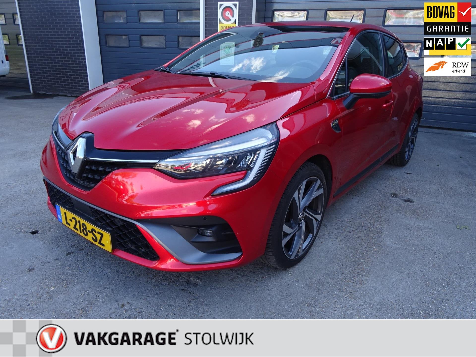 Renault Clio 1.3 TCe R.S. Line, Luxe uitvoering Automaat, We, Auto's, Renault, Gebruikt, 4 cilinders, 1133 kg, Leder en Stof