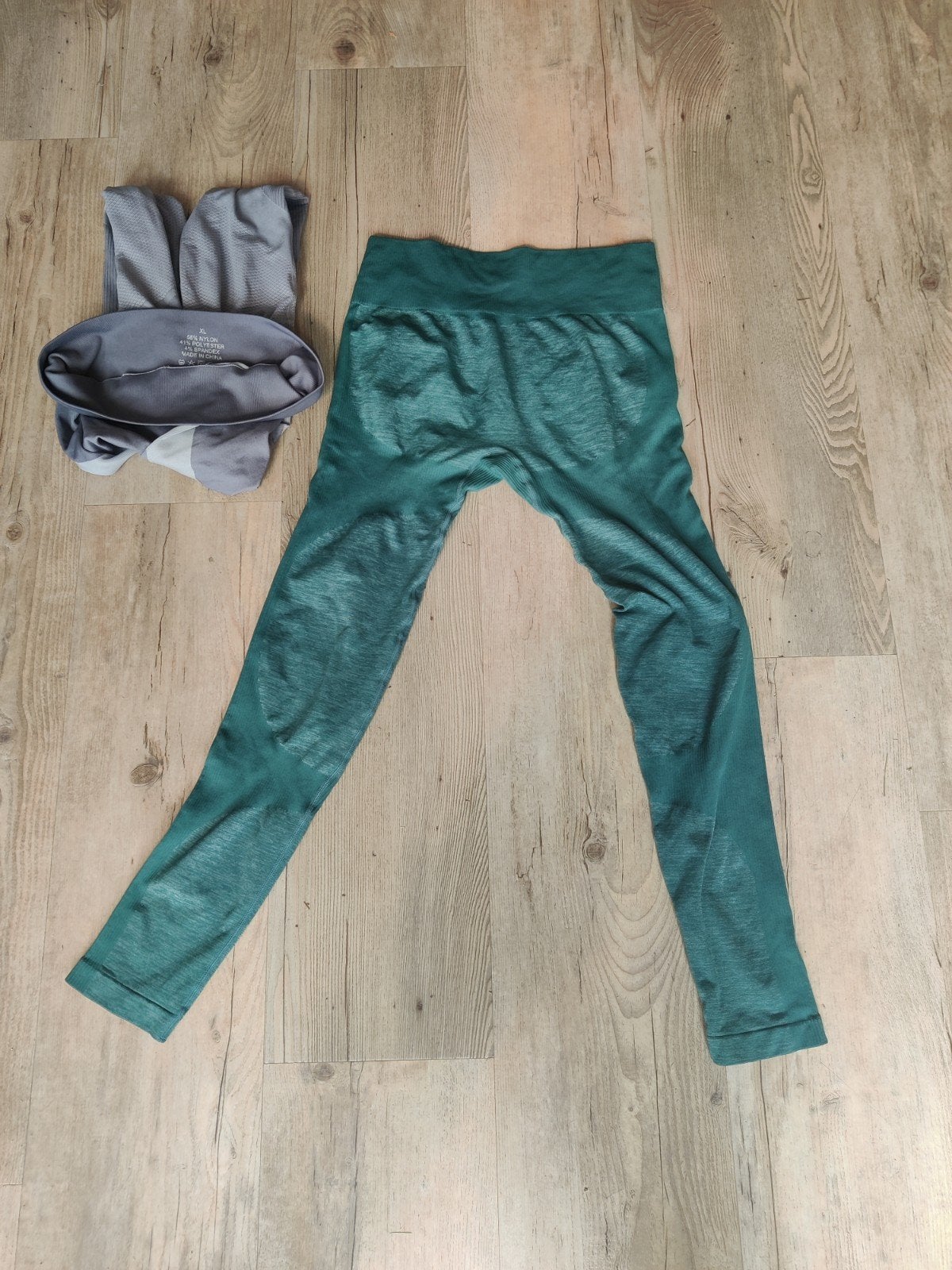 Yoga leggings XL, Kleding | Dames, Ophalen of Verzenden, Onbekend, Grijs, Gedragen