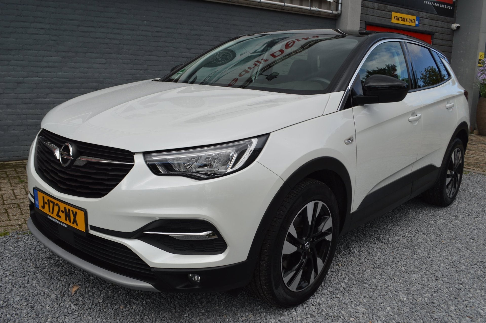 Opel Grandland X 1.2 Turbo Innovation Automaat | Airco | Nav, Stof, Gebruikt, 1199 cc, Wit
