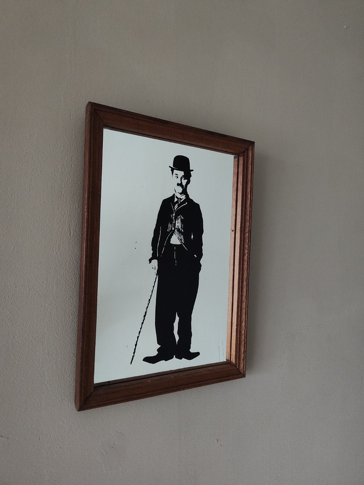 Spiegeltje Charlie Chaplin, Verzamelen, Ophalen of Verzenden