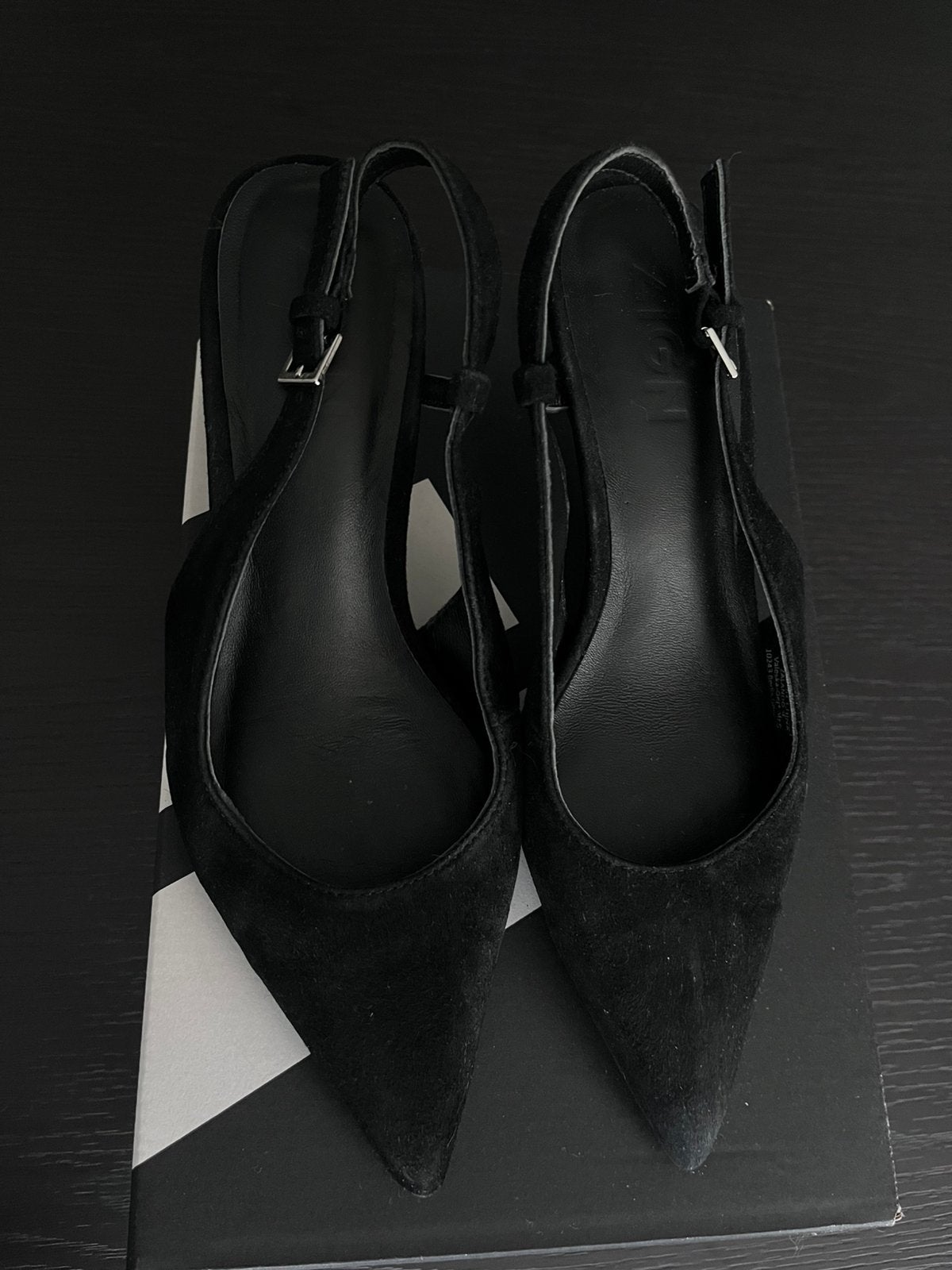 Kitten heels maat 35, Schoenen met lage hakken, Zwart, Ophalen of Verzenden, Gedragen