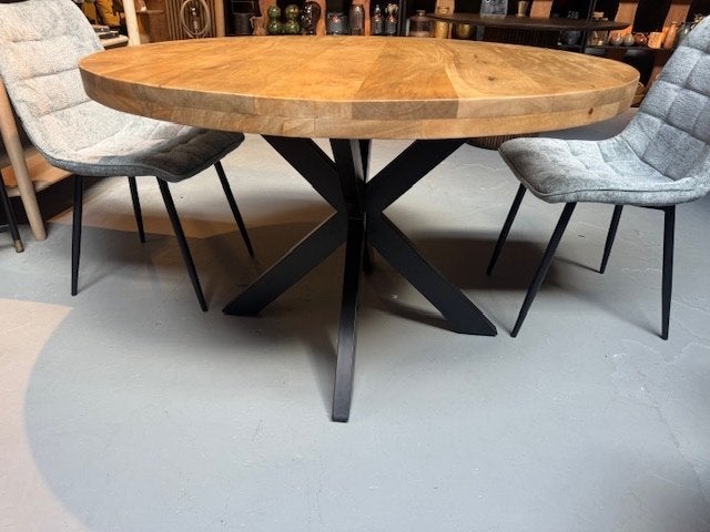 Ronde mango eettafel tafel rond 120 cm Slechts € 199