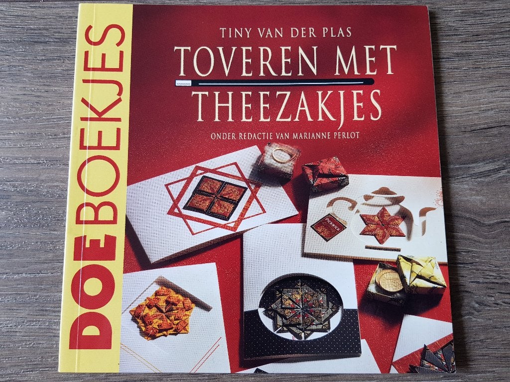 Boekje : Toveren met theezakjes -- Tiny van der Plas (nieuw), Ophalen of Verzenden, Boek