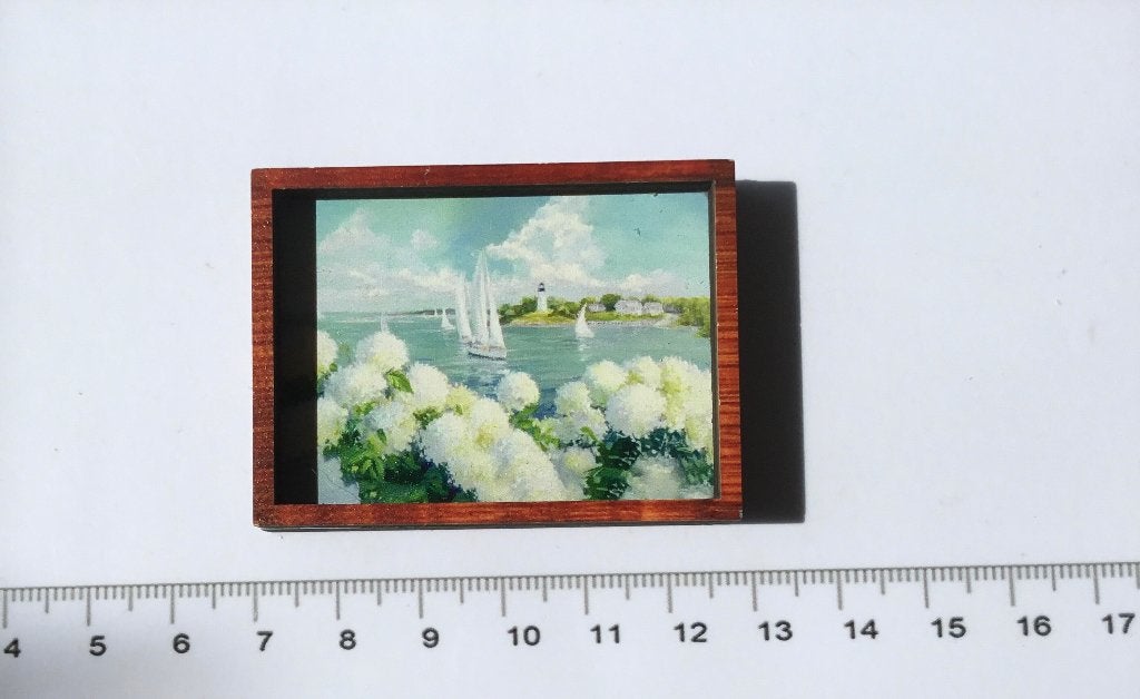 Poppenhuis miniaturen schilderij 209, Ophalen of Verzenden, Nieuw, Poppenhuis