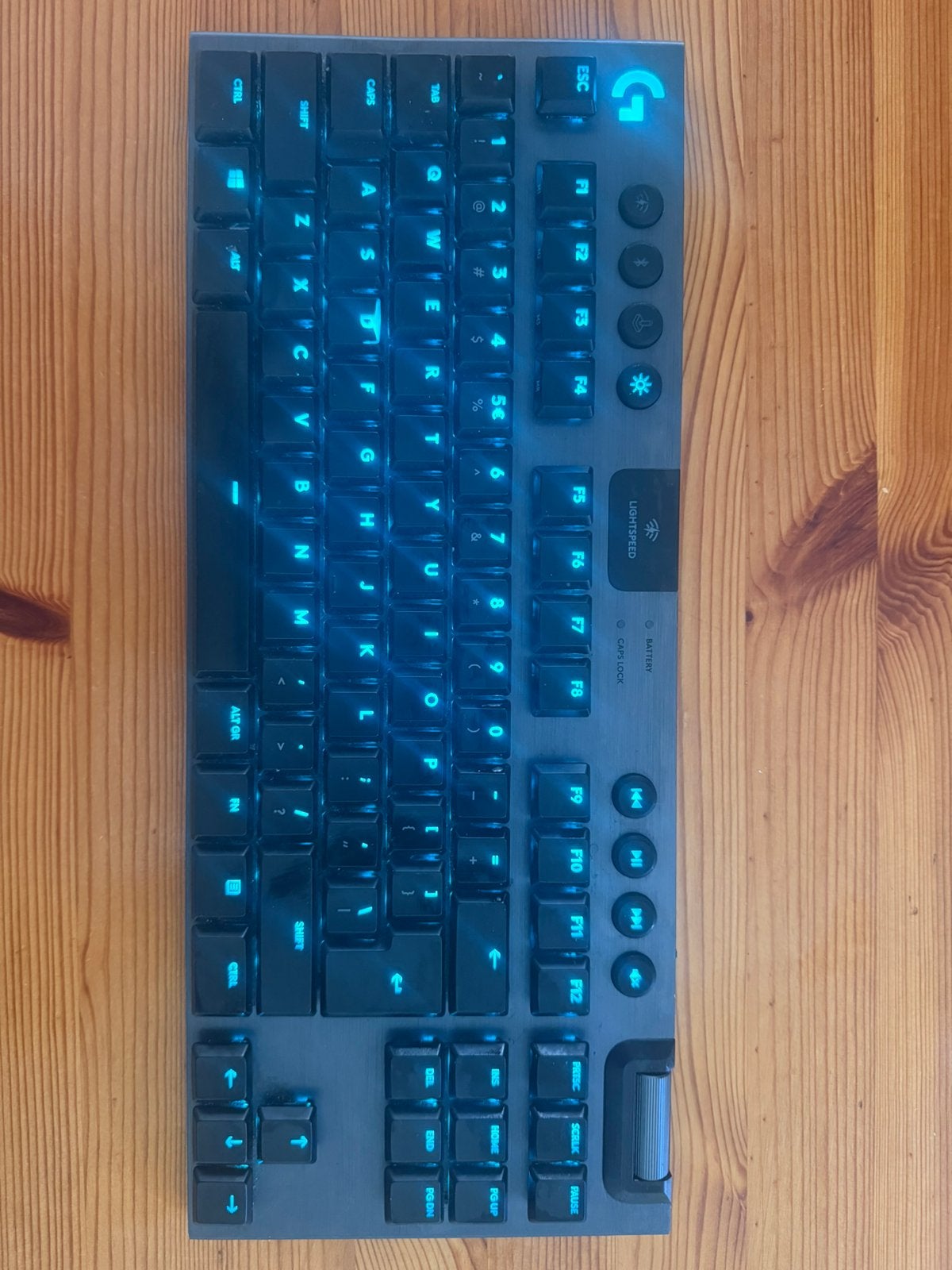 Logitech gaming keyboard lightspeed | G915 TKL, Computers en Software, Toetsenborden, Ophalen of Verzenden, Zo goed als nieuw