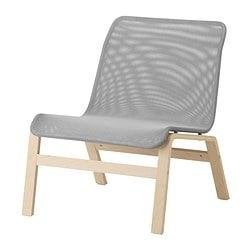 Gratis 2x IKEA NOLMYRA lage stoelen - grijs, Huis en Inrichting, Stoelen, Ophalen, Gebruikt, Twee, Grijs