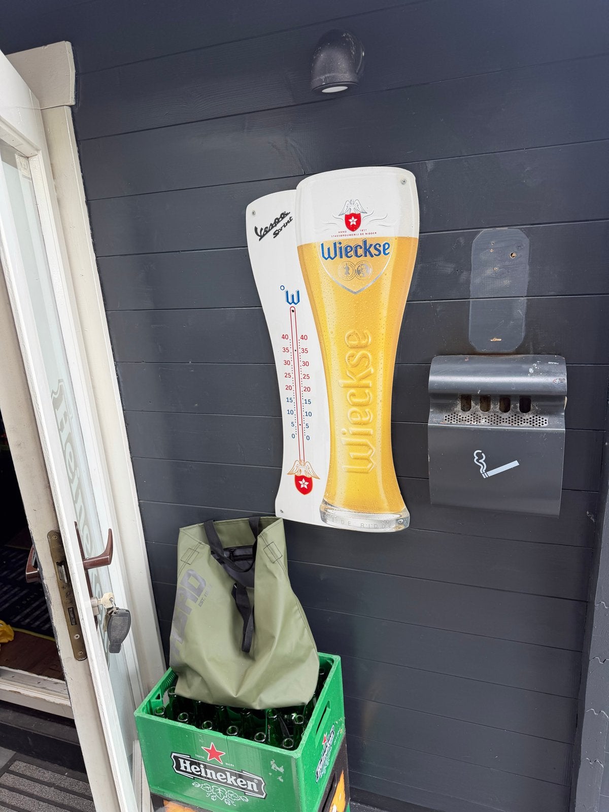 Mooi emaille reclamebord zonder thermometer, Verzamelen, Ophalen of Verzenden, Reclamebord, Plaat of Schild, Overige merken