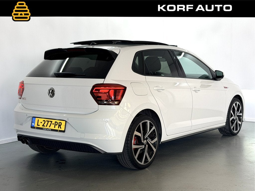 Volkswagen Polo 2.0 TSI GTI | Pano | Leder/alcantara | Keyle, Auto's, Volkswagen, Gebruikt, 4 cilinders, Wit, Automatische klimaatregeling