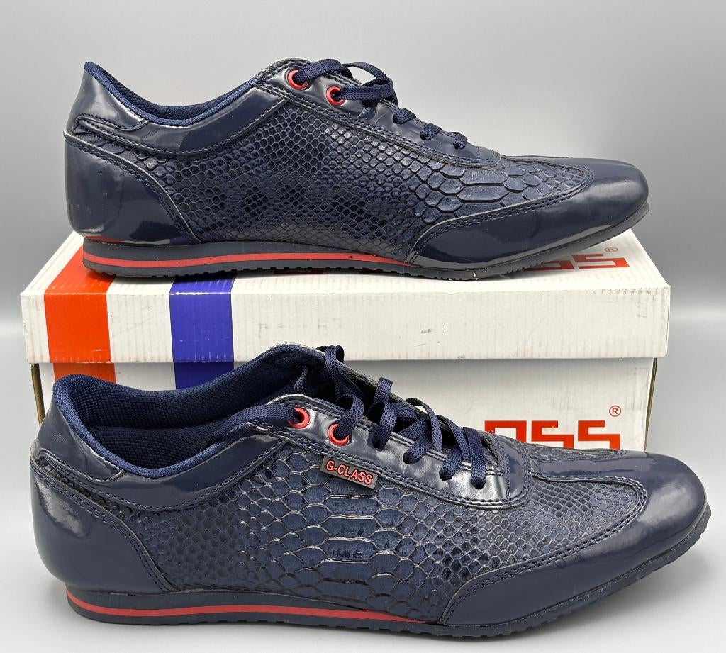 schoenen tamboga blauwe nep slangenleer, Kleding | Heren, Schoenen, Loafers, Tamboga, Nieuw, Verzenden