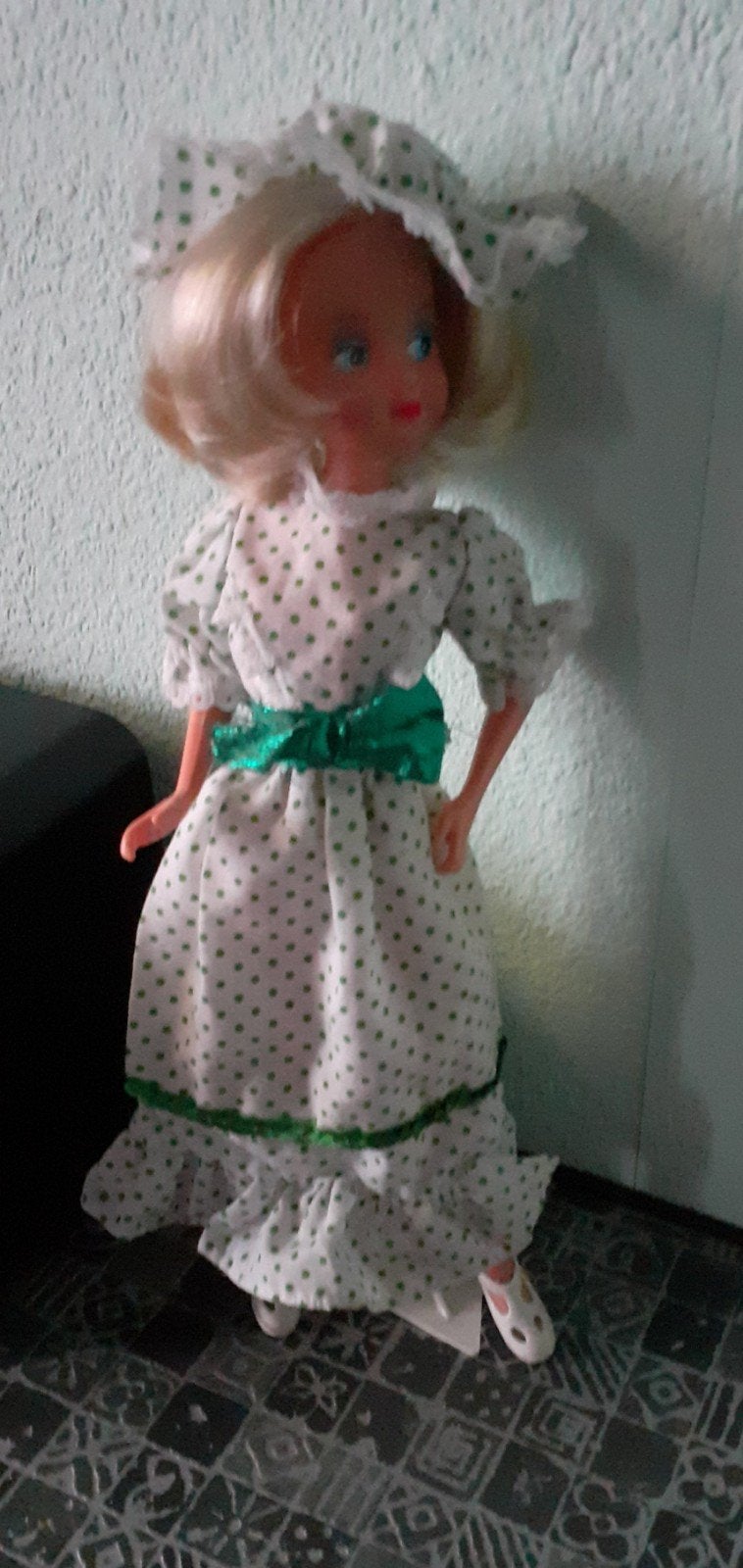 hele mooie Fleur met vintage jurk, Verzamelen, Ophalen of Verzenden, Gebruikt, Overige typen