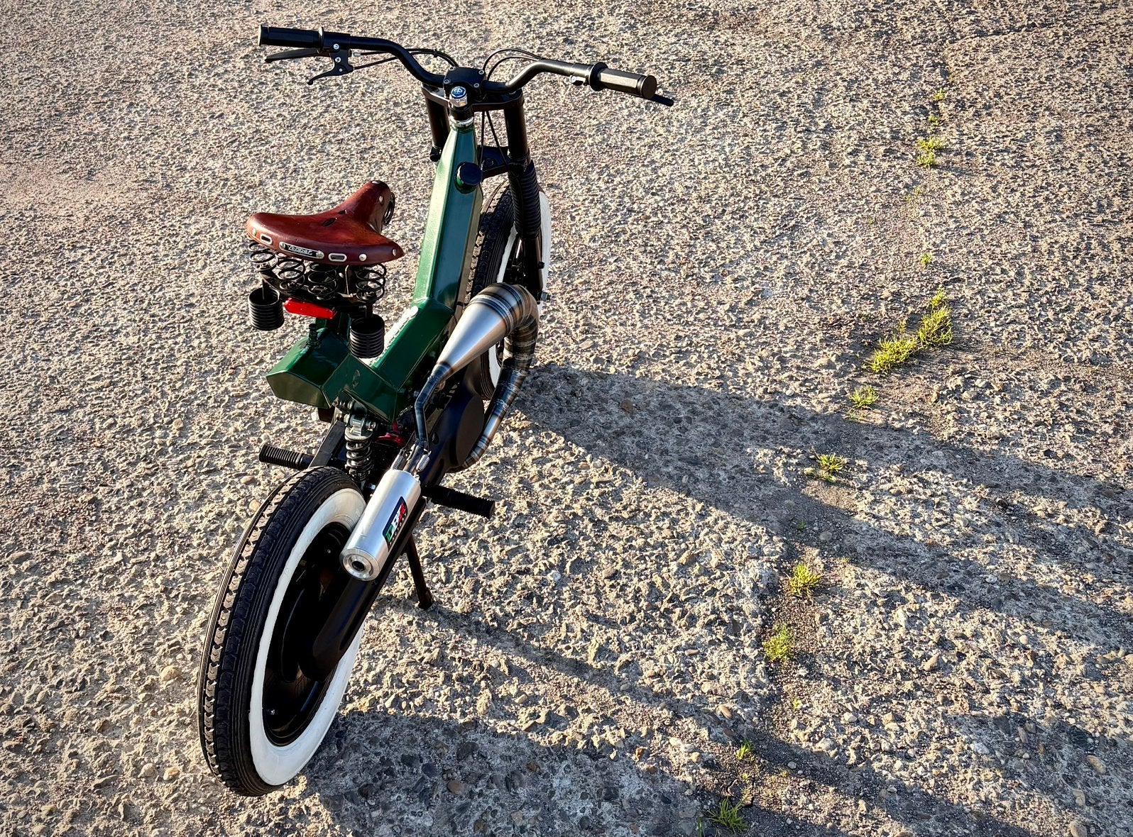 Custom Gilera Citta | 70cc | DBR | met kenteken, Fietsen en Brommers, Snorfietsen en Snorscooters, Ophalen, Tweetakt, Gebruikt