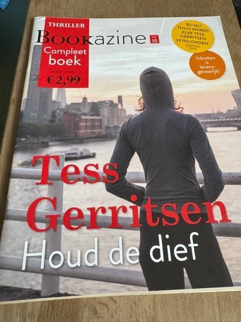 Thriller Bookazine: Tess Gerritsen - Houd de dief, Boeken, Gelezen, Tess Gerritsen, Ophalen of Verzenden, Nederland