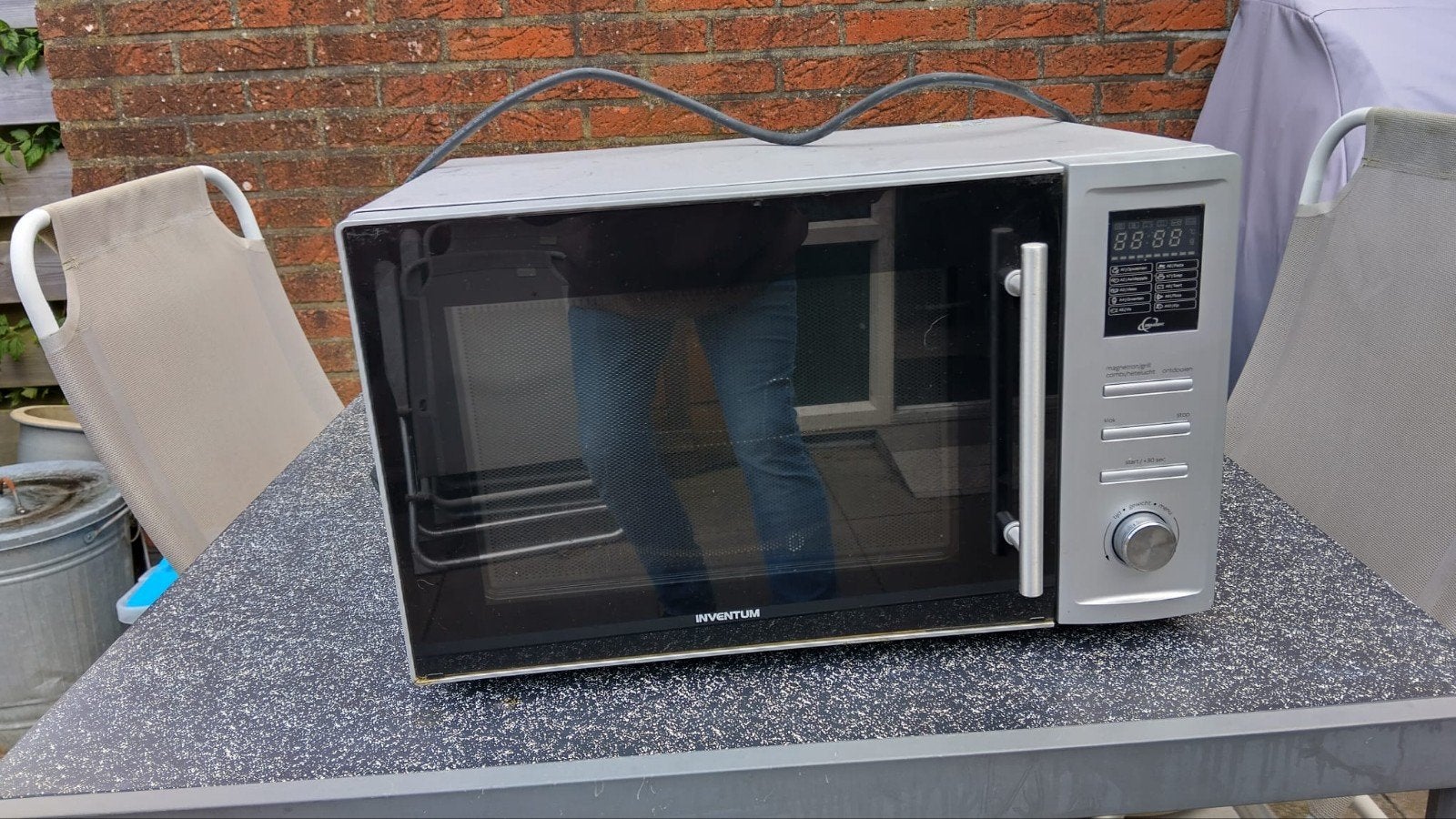 Inventum combi magnetron, Ophalen, Combimagnetron, Gebruikt, 60 cm of meer