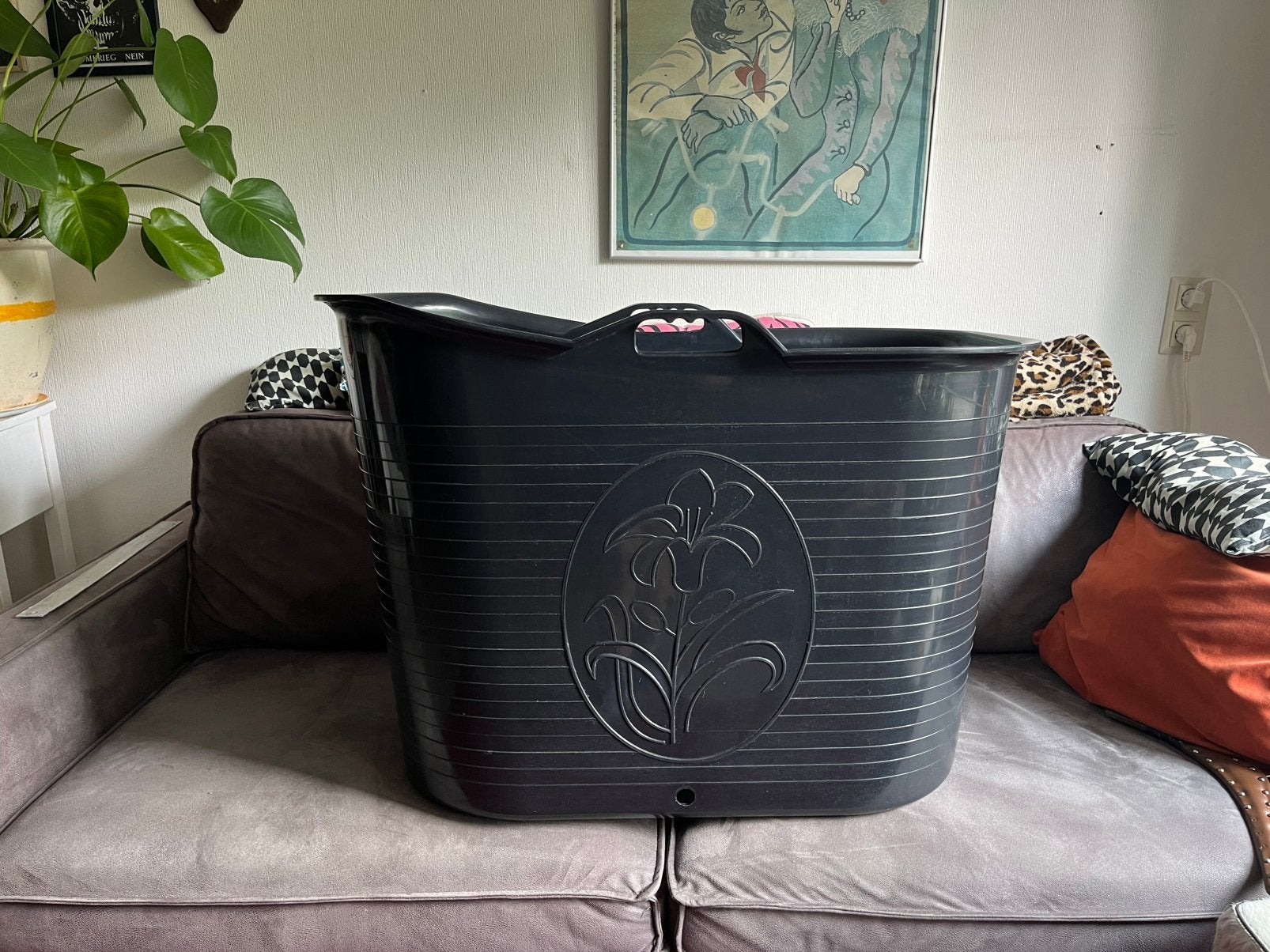 Bathbucket XL kunsstof zitbad, Ophalen, Zo goed als nieuw