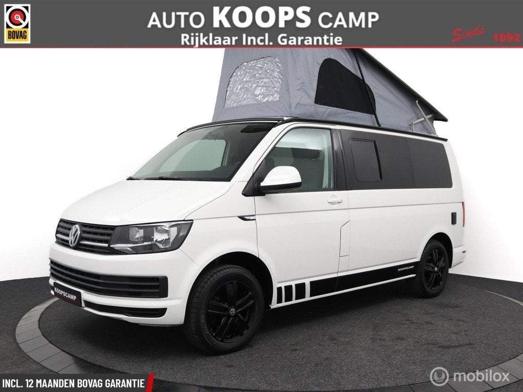 VW Transporter Buscamper 2.0TDi 102Pk Inbouw nieuw Californi, Airbags, Volkswagen, Tot en met 4, Tot 5 meter