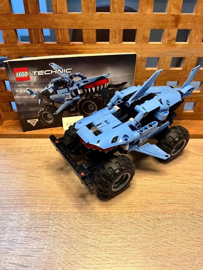 Lego Technic 42134 Monster Jam Megalodon, Ophalen of Verzenden, Gebruikt, Complete set, Lego
